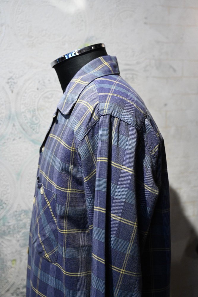 us 1950's cotton check shirt