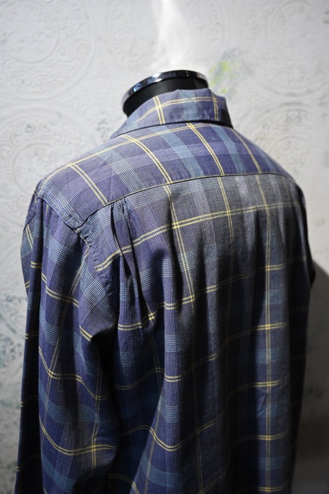 us 1950's cotton check shirt