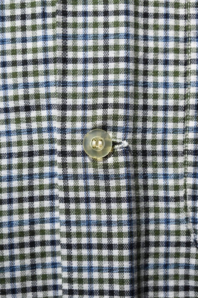 us 1960's cotton gingham check shirt