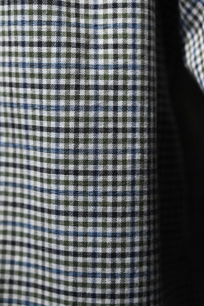 us 1960's cotton gingham check shirt