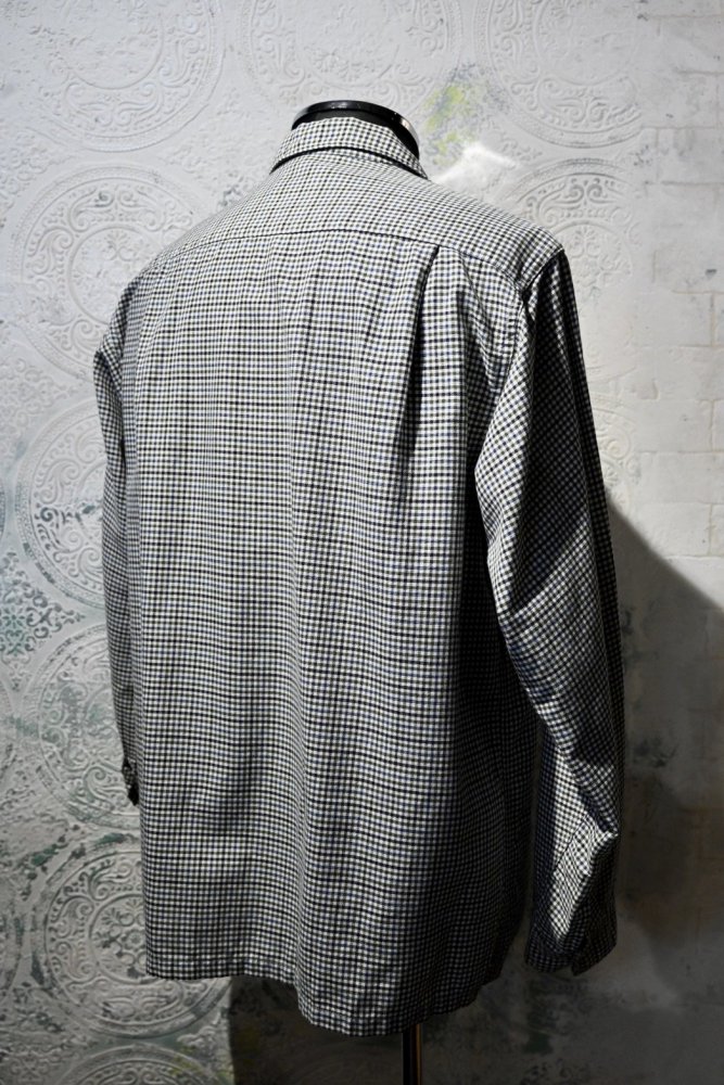 us 1960's cotton gingham check shirt