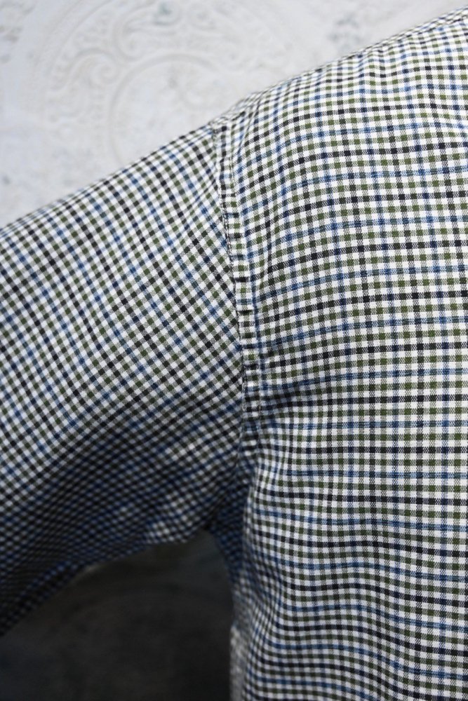 us 1960's cotton gingham check shirt