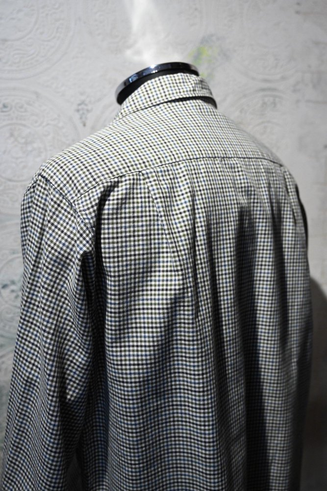 us 1960's cotton gingham check shirt