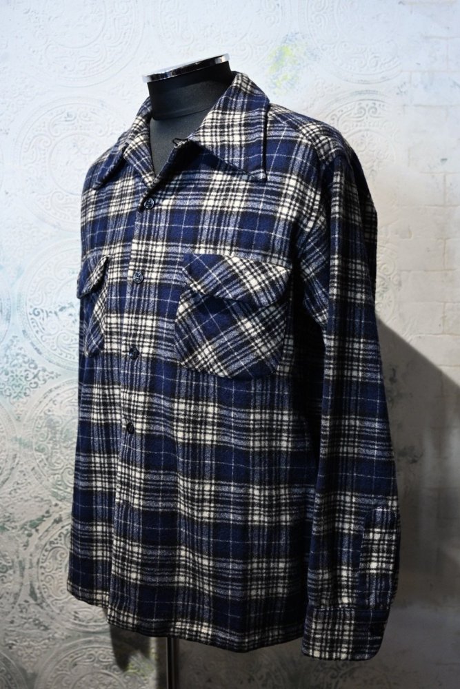 us 1970's "Pendleton" wool check shirt