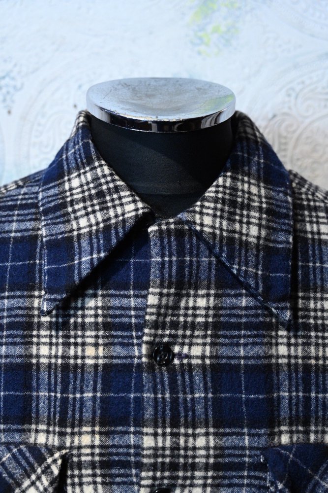 us 1970's "Pendleton" wool check shirt