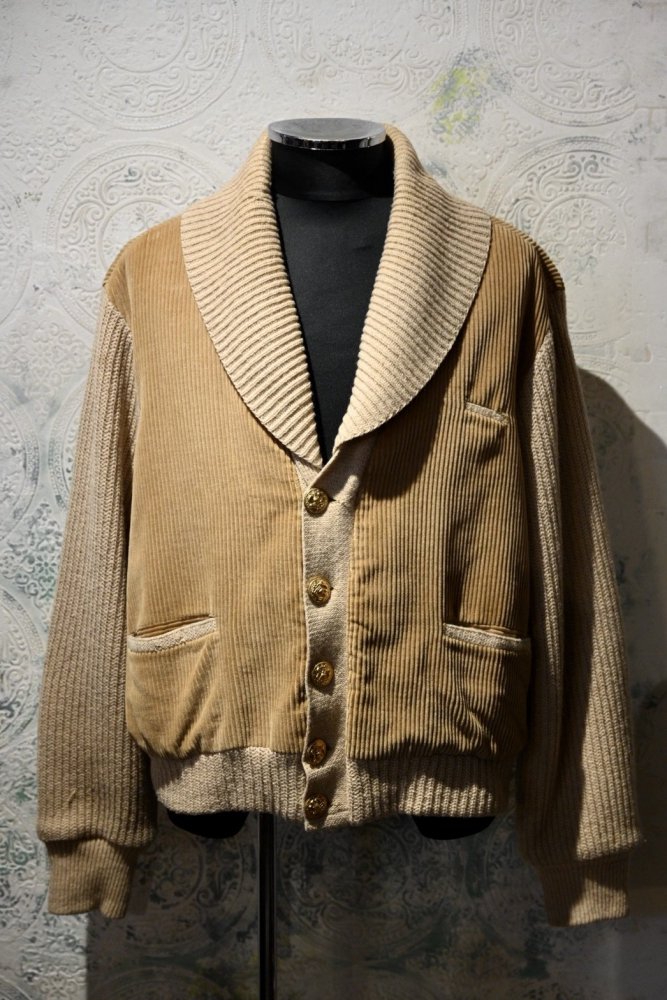 us 1960's "Mcgregor" corduroy  knit jacket