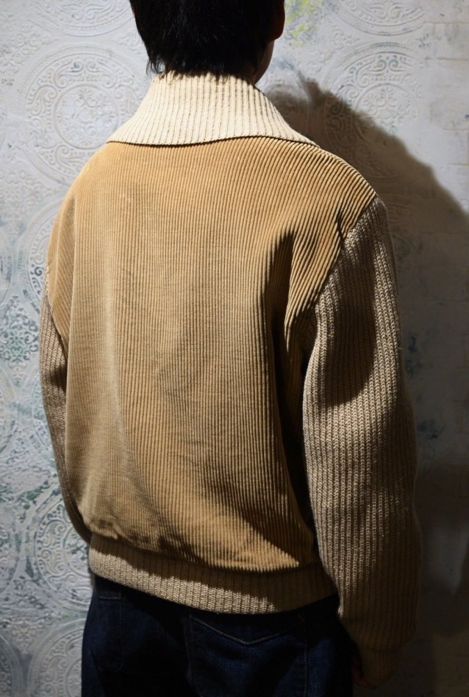 us 1960's "Mcgregor" corduroy  knit jacket