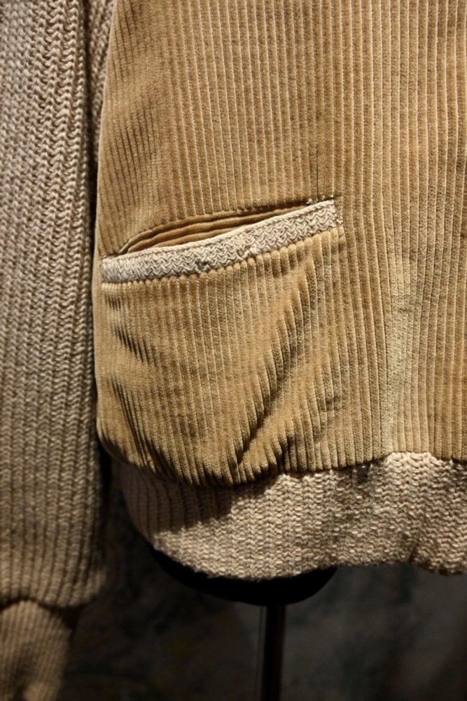 us 1960's "Mcgregor" corduroy  knit jacket