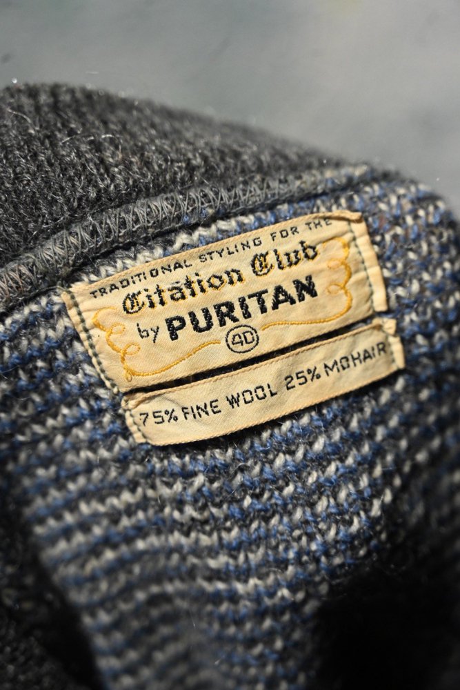 us 1960's "Puritan" wool mohair cardigan