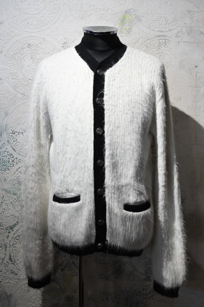 us 1960's acrylic shaggy cardigan