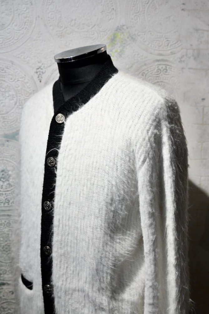 us 1960's acrylic shaggy cardigan