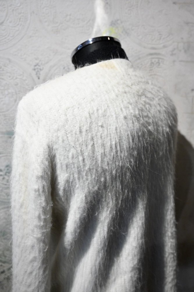 us 1960's acrylic shaggy cardigan