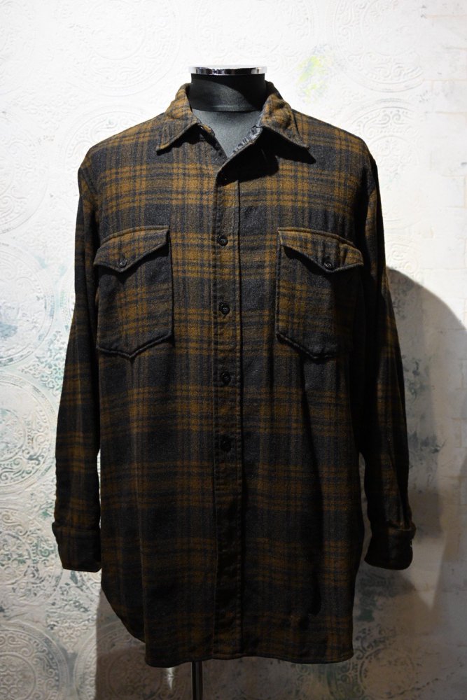 us 1960's "Pendleton" wool check shirt