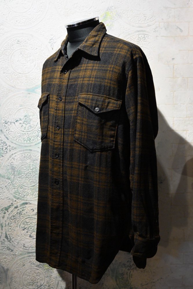 us 1960's "Pendleton" wool check shirt