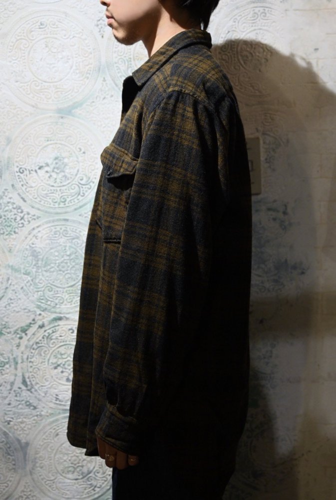 us 1960's "Pendleton" wool check shirt