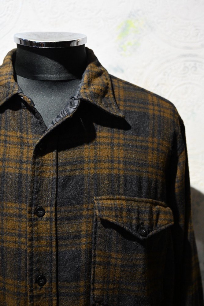 us 1960's "Pendleton" wool check shirt