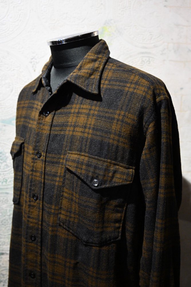 us 1960's "Pendleton" wool check shirt