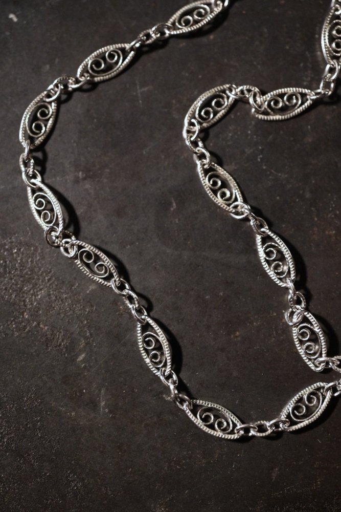 us 1920's~ silver chain necklace