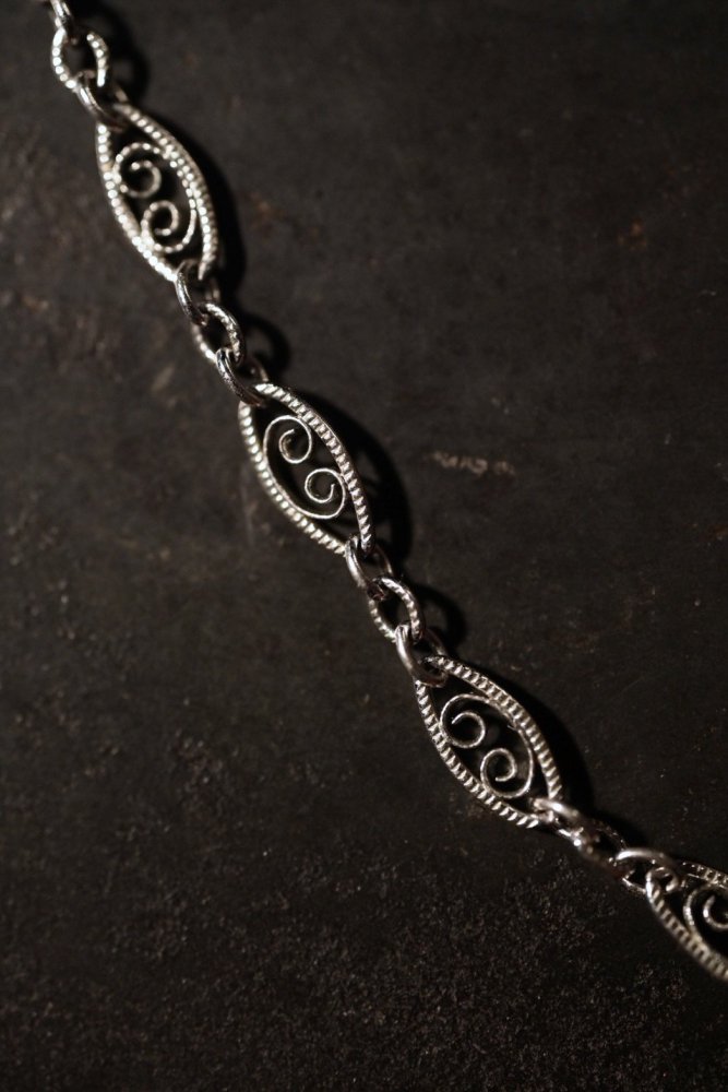 us 1920's~ silver chain necklace