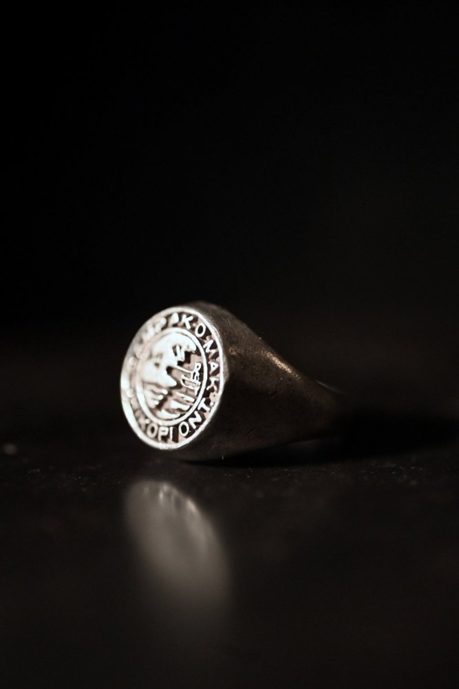 Mid 20th "Camp Ak-O-Mak" silver ring