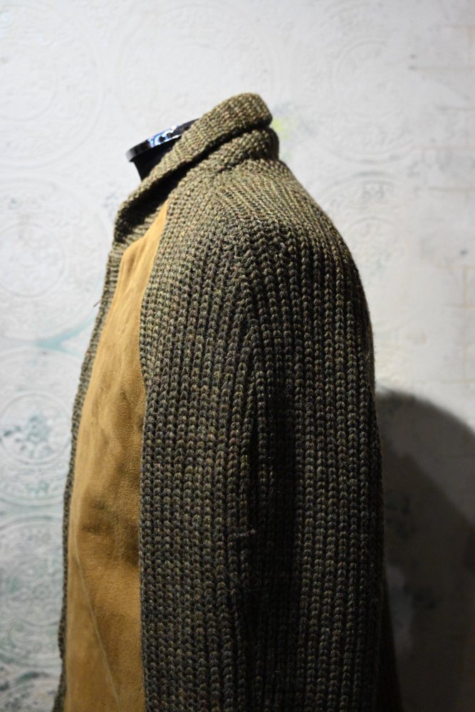 us 1960's "Mcgregor" knit  nubuck jacket