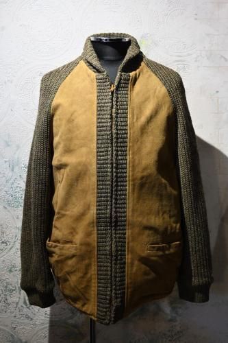 us 1960's "Mcgregor" knit  nubuck jacket