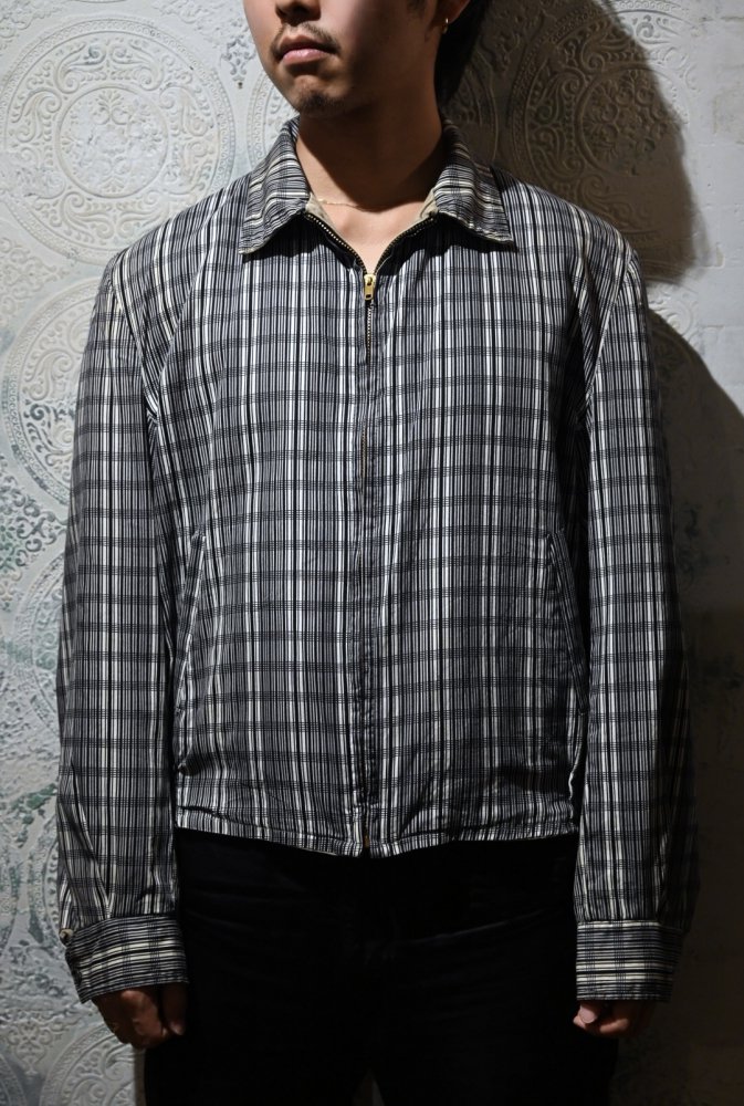 us 1950's~ reversible cotton jacket