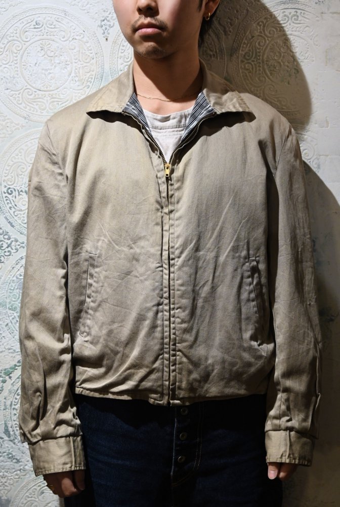 us 1950's~ reversible cotton jacket