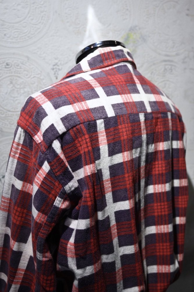 us 1950's~ "Shirt Jac" cotton flannel shirt