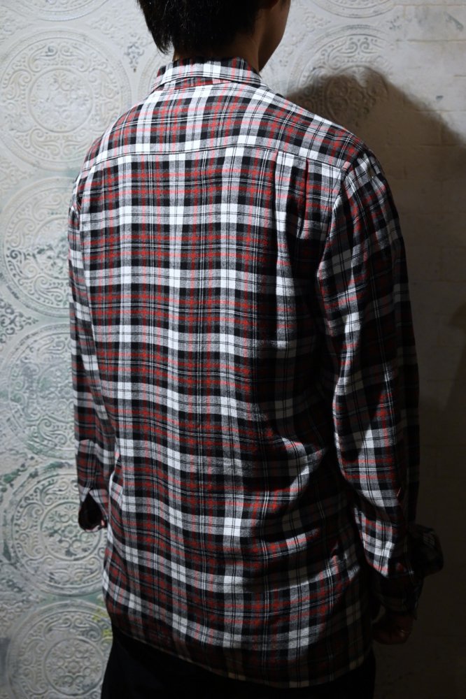 us 1960's "GERSTL" rayon check shirt