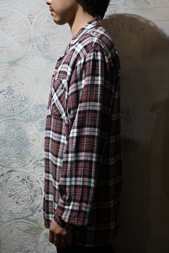 us 1960's "GERSTL" rayon check shirt