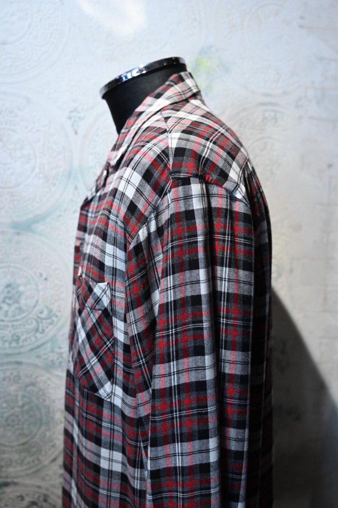 us 1960's "GERSTL" rayon check shirt