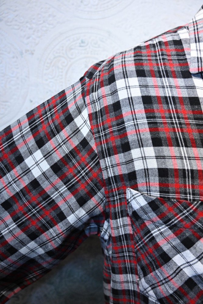 us 1960's "GERSTL" rayon check shirt