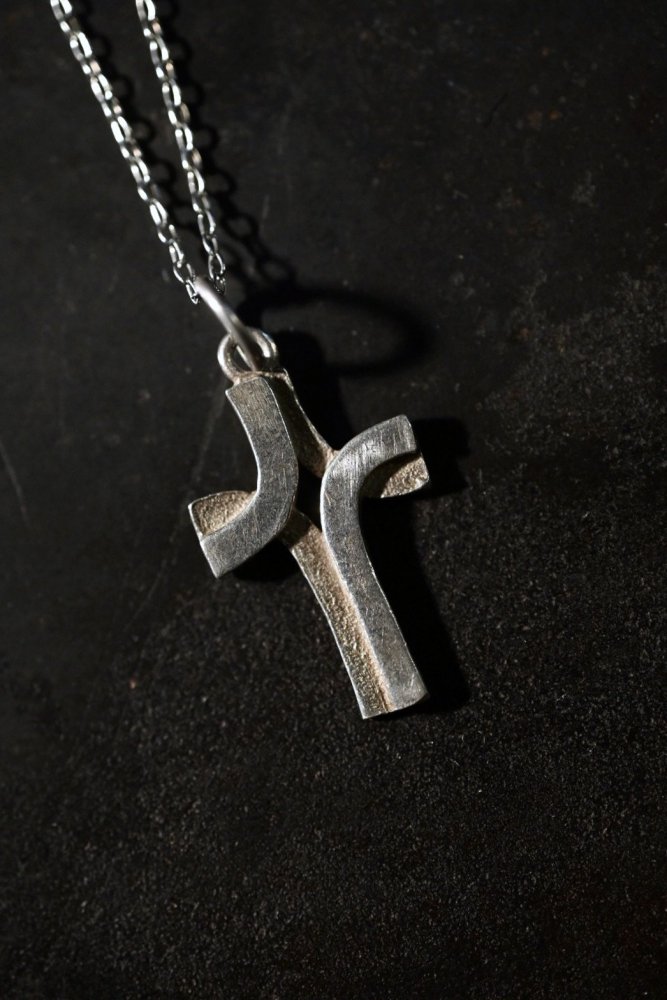 Vintage silver cross necklace