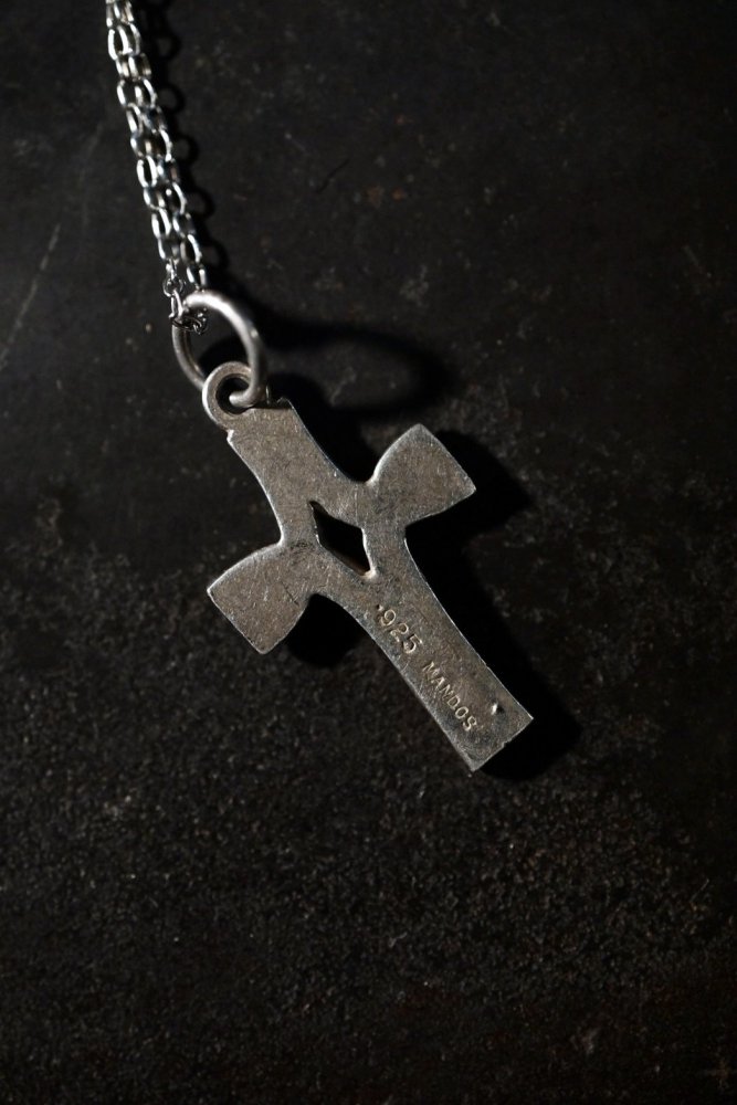 Vintage silver cross necklace