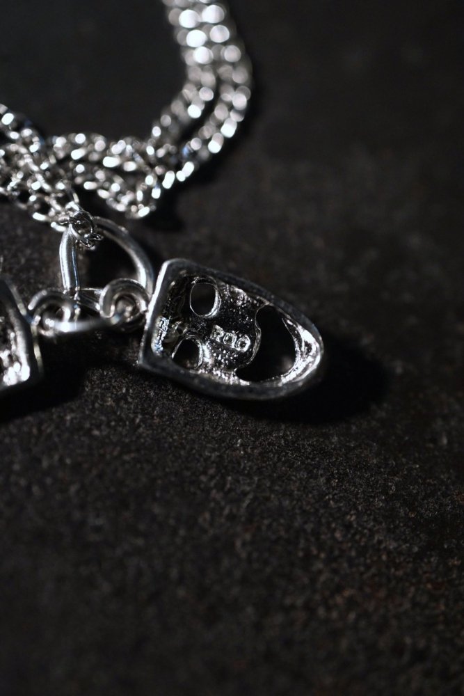 Vintage silver two face necklace