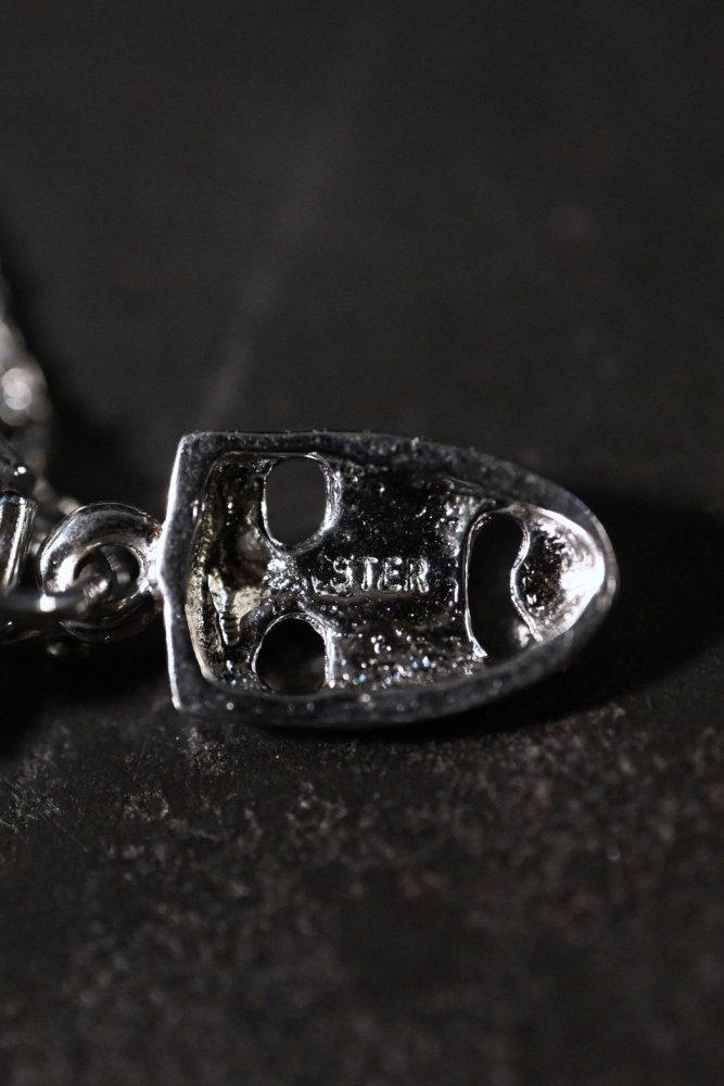 Vintage silver two face necklace