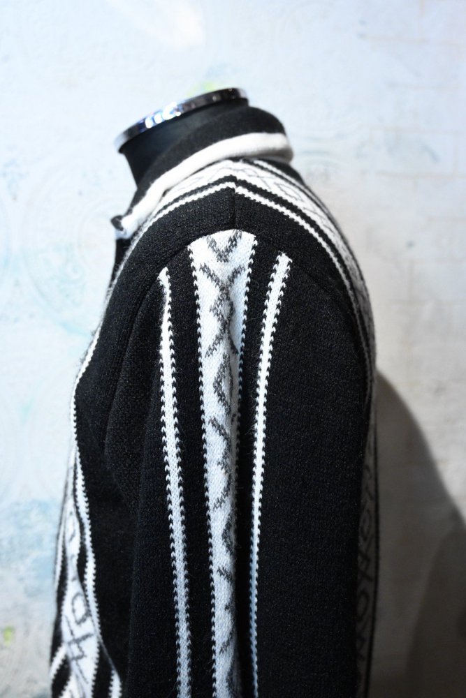 us 1960's high neck zip up sweater