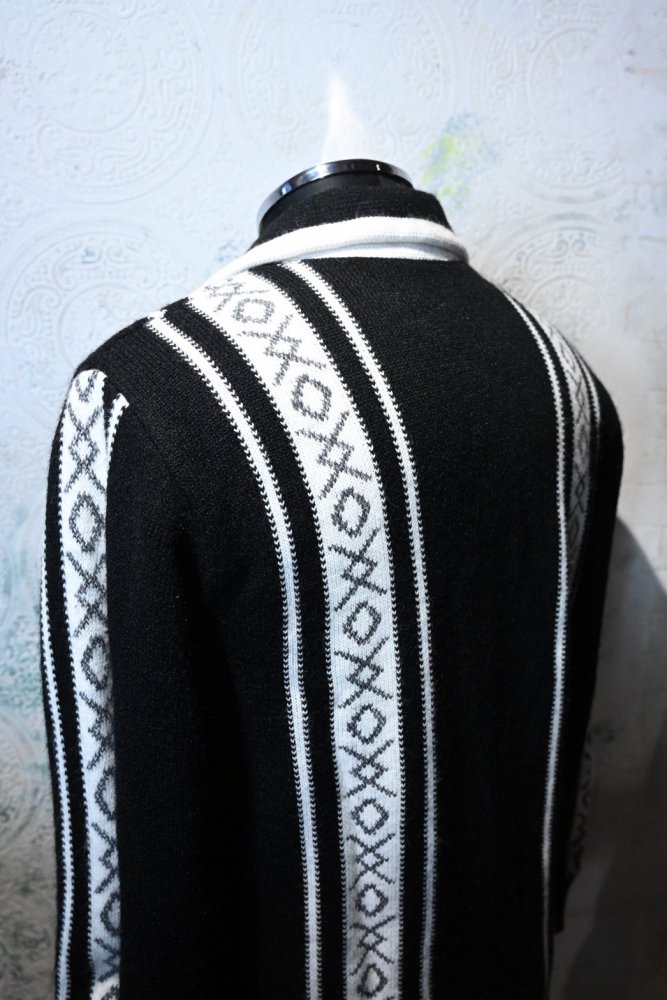 us 1960's high neck zip up sweater