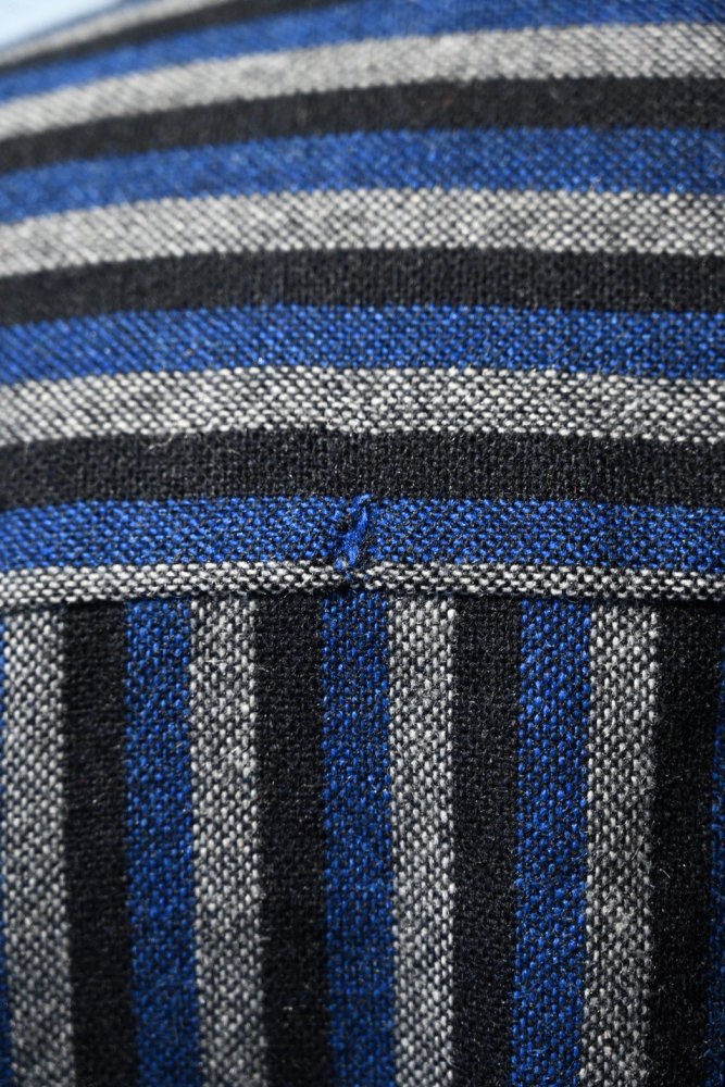 us 1950's~ wool stripe shirt "XL"