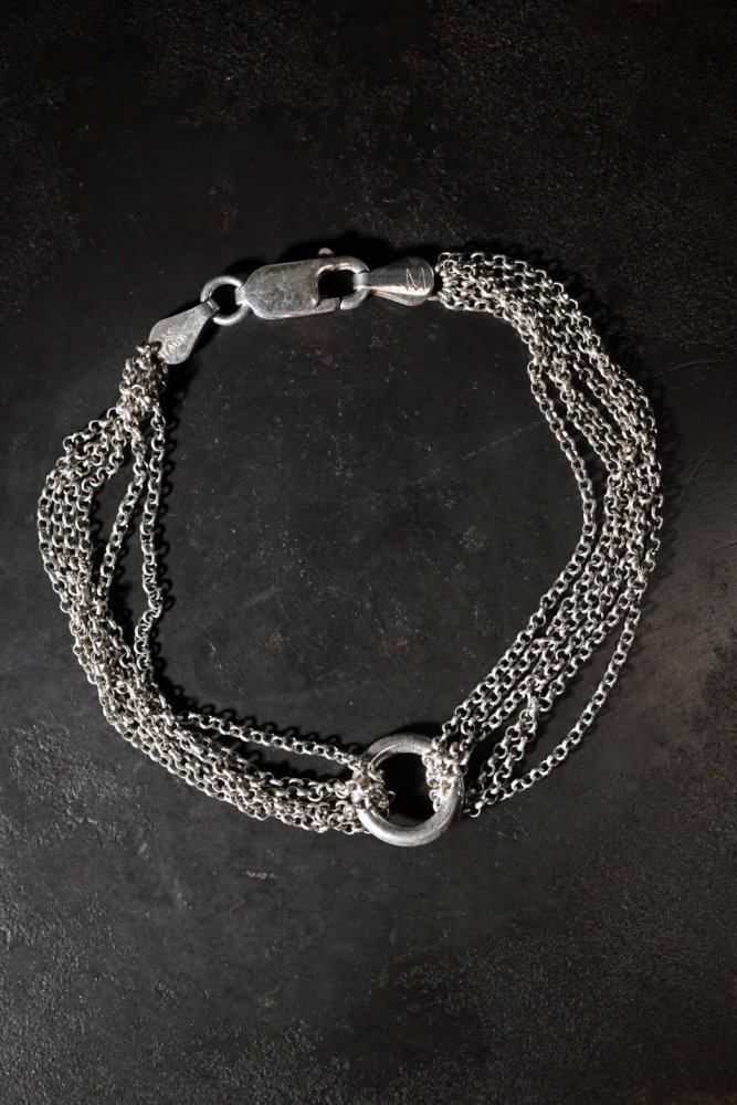 Italy vintage silver chain bracelet