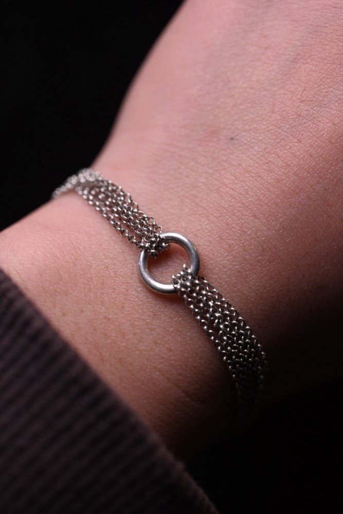 Italy vintage silver chain bracelet