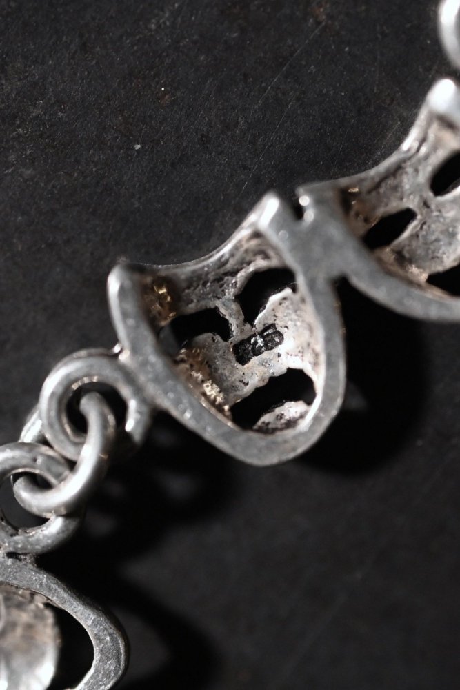 Vintage silver two face bracelet