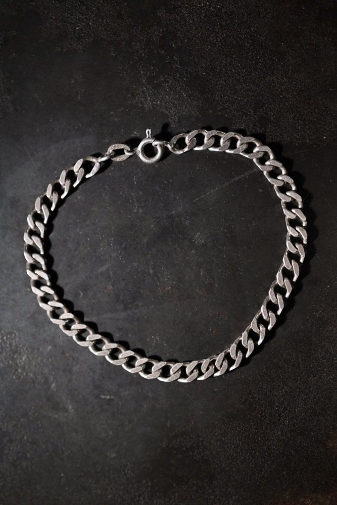 Italy vintage silver chain bracelet