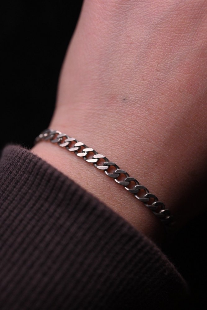 Italy vintage silver chain bracelet