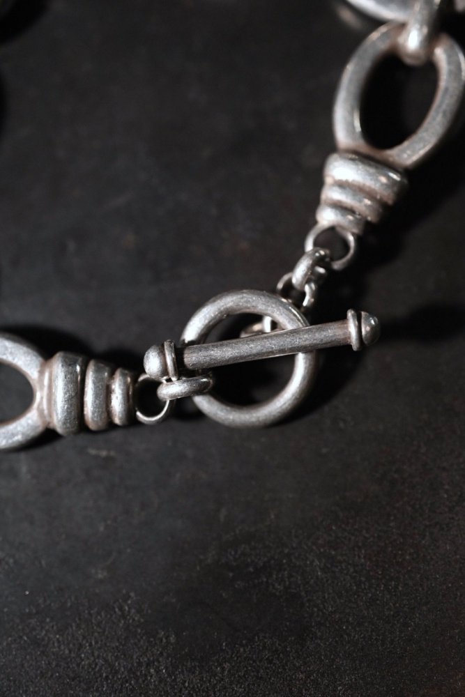 Vintage heavy silver chain bracelet