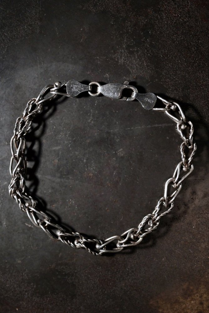 Italy vintage silver chain bracelet