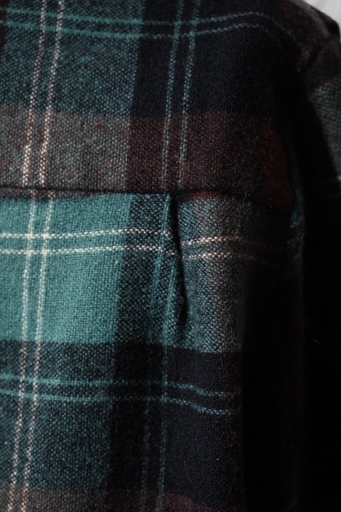 us 1960's wool check shirt jacket 