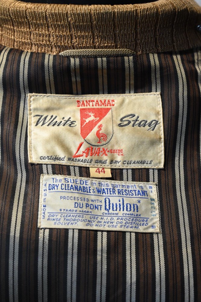 us 1950's~ "White Stag" nubuck jacket