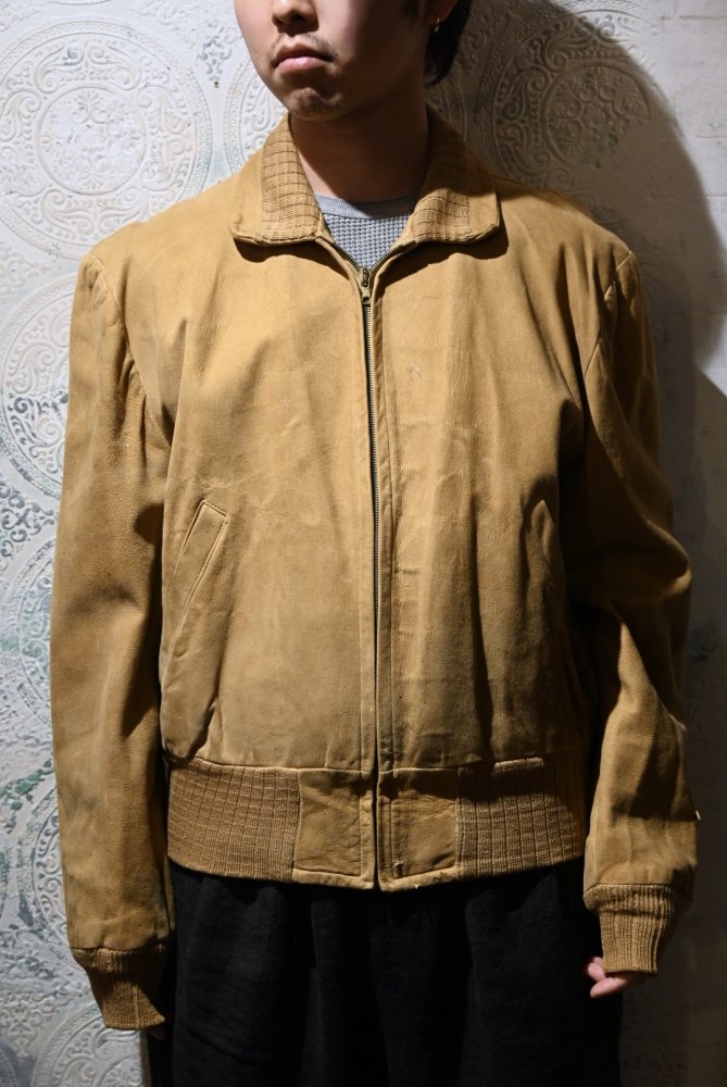 us 1950's~ "White Stag" nubuck jacket